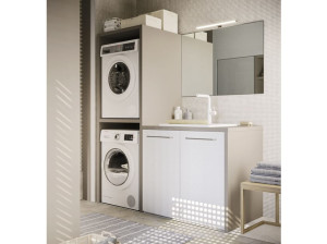 Шкаф для белья со стиральной машиной