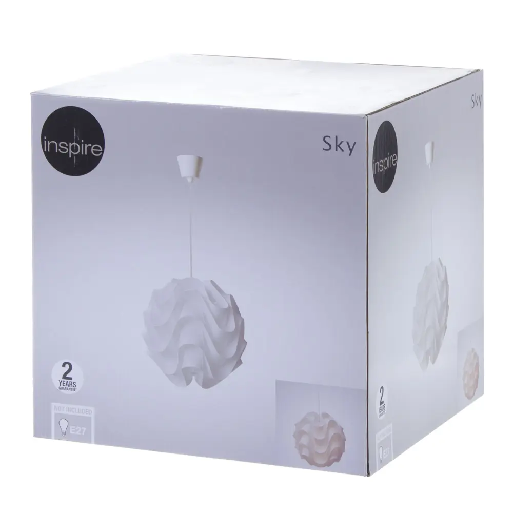 Светильник подвесной Inspire Sky, 1 лампа, 3 м², цвет белый STLM-2166232 - Вид №6