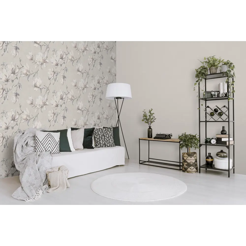 Обои флизелиновые Victoria Stenova Magnolia серые 1.06 м VS585106 STLM-2056538 - Вид №5