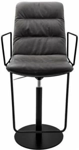 KFF Барный стул с регулируемой высотой и подлокотниками Arva light