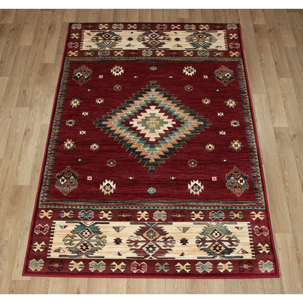 Ковер вискоза Hermitage 14504/1060 135x195 см цвет красный RAGOLLE STLM-2142228 - Вид №5