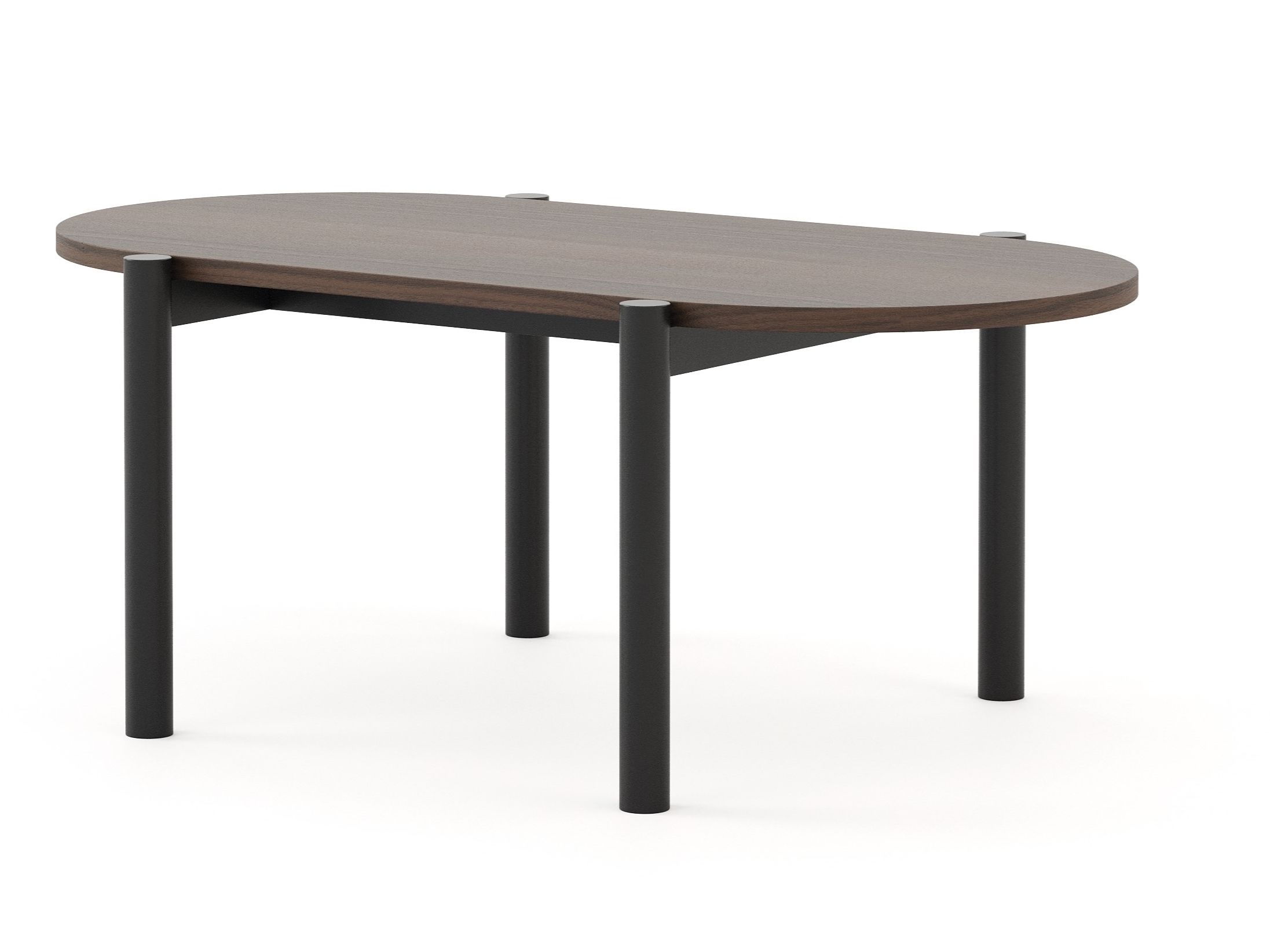 Деревянный овальный журнальный столик для гостиной Stylish Club Tribo ARCH-00044310 - Вид №1