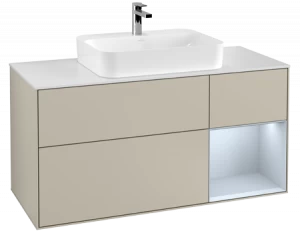 Villeroy&Boch Тумба под раковину Прямоугольная версия F421HAHH Finion Sand Matt Lacquer