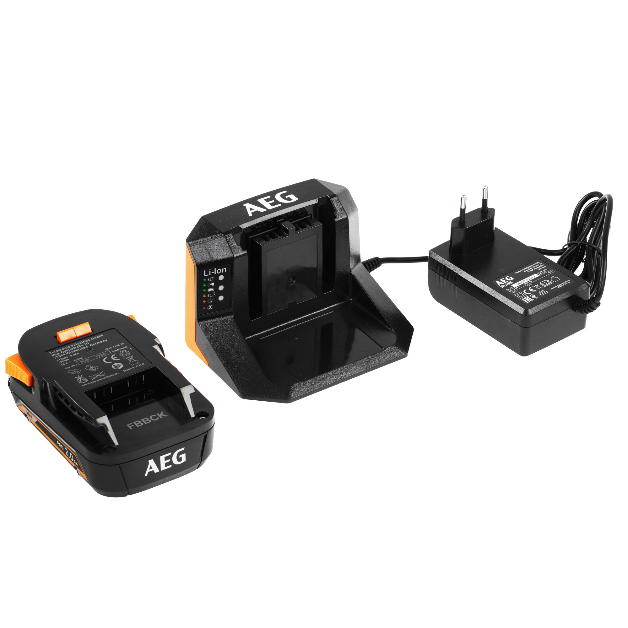 Аккумулятор и зарядное устройство AEG SET L1820S PRO 18V 5481003 STDN-0060908