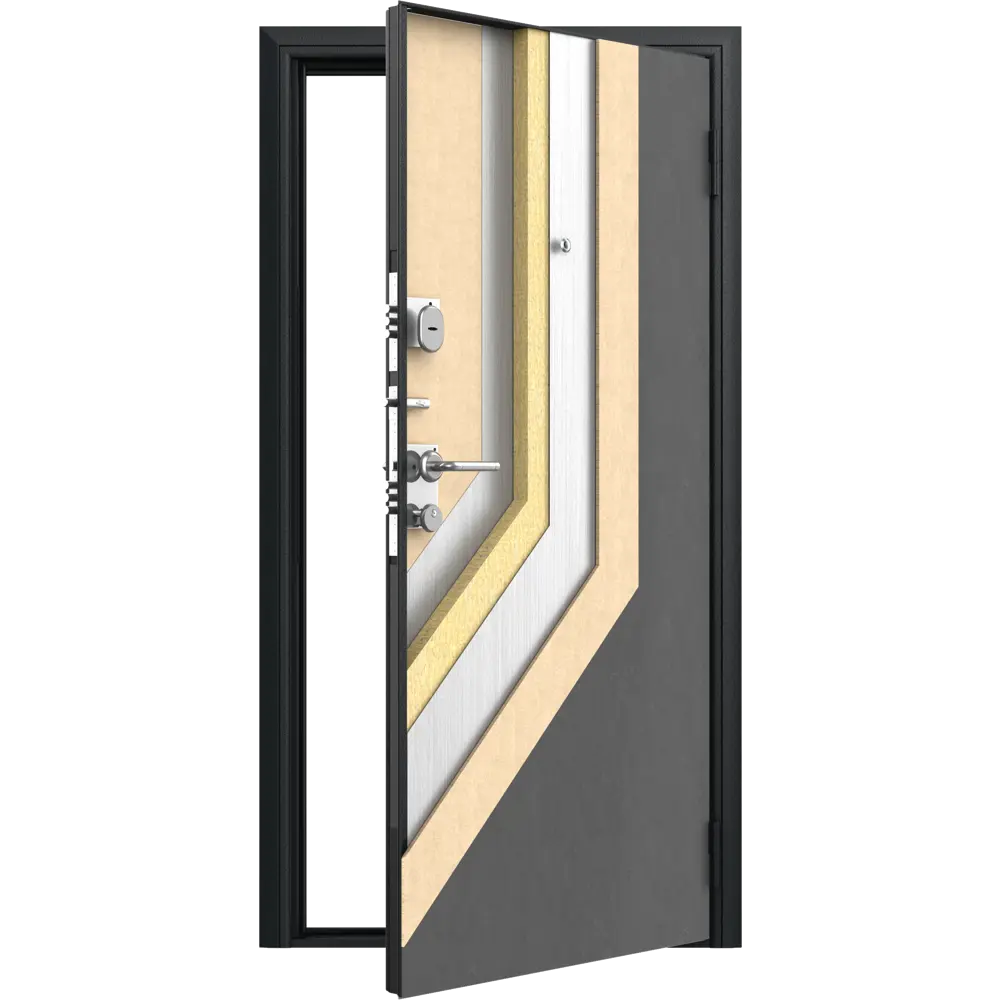 Дверь входная металлическая Премиум New 98x205 см правая малибу классик DOORHAN STLM-2024625 - Вид №5