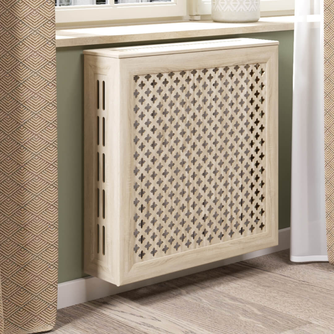 Экран для радиатора 60х60 см Готико дуб сонома STELLA Standart STSR-1110 - Вид №1