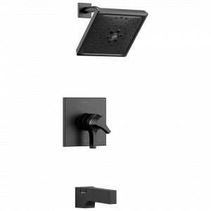 T17474-BL Monitor® 17 Series H2Okinetic® для ванны и душа Delta Faucet Zura Матовый черный