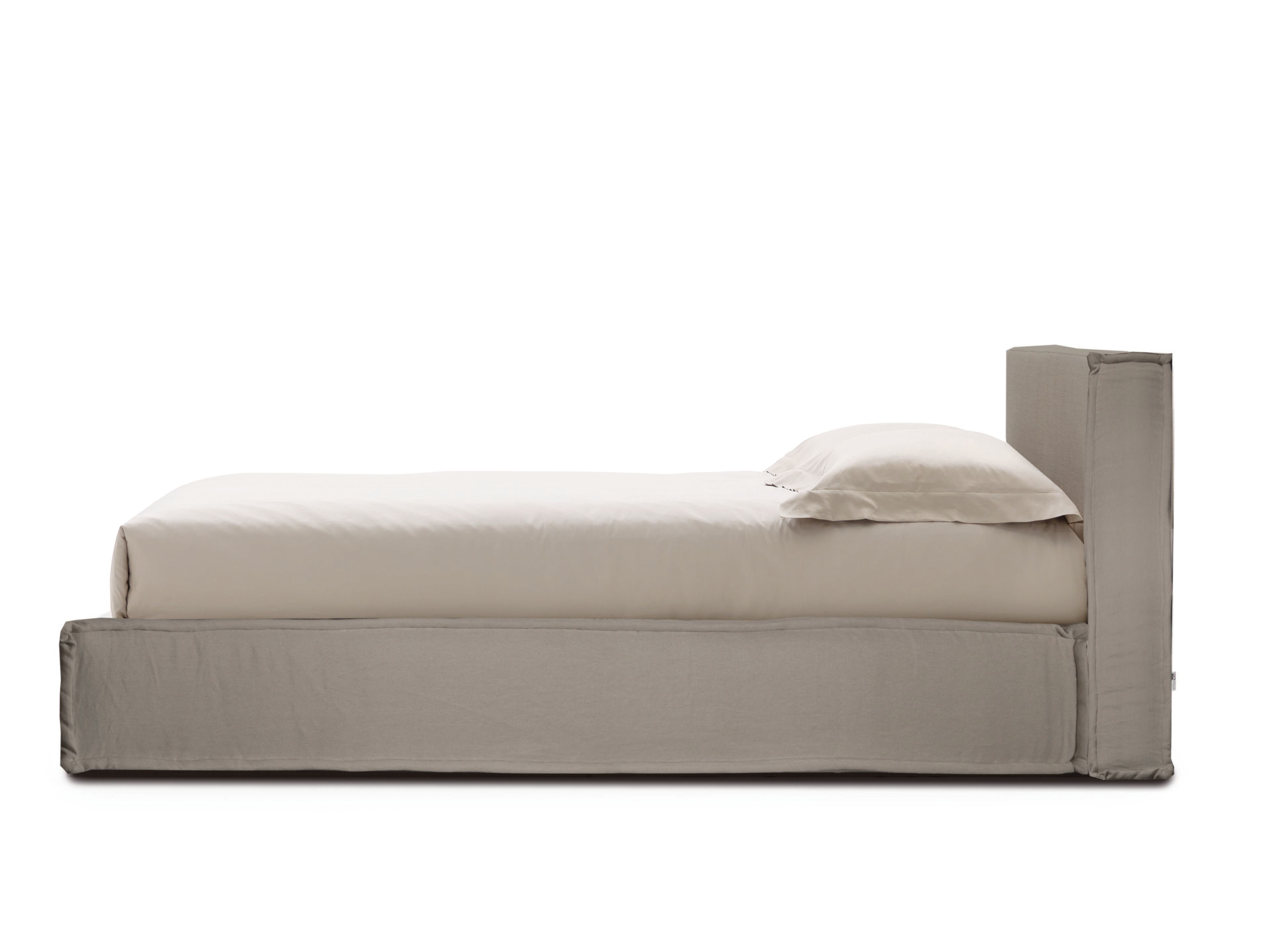 Съемная двуспальная кровать из ткани с мягким изголовьем GRUPPO FOX ночь Фокса ARCH-00143259 - Вид №1