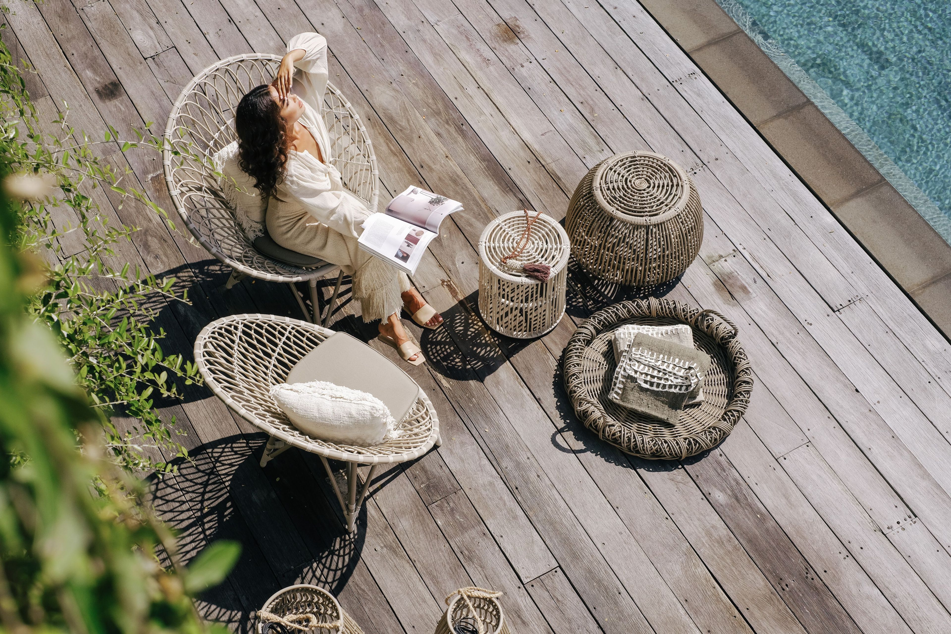 Садовое кресло из синтетического волокна cbdesign Merlyn ARCH-00044857 - Вид №3