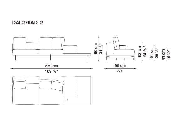 Кожаный диван B&B Italia док ARCH-00130675 - Вид №141