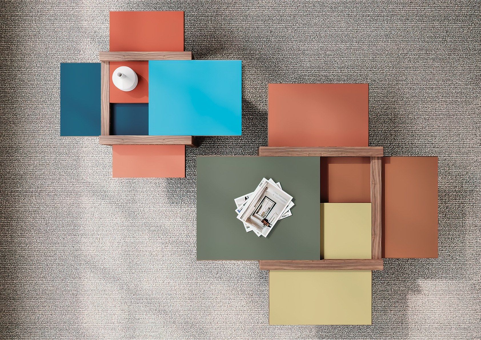 Низкий журнальный столик из массива дерева SCULPTURES JEUX Par ARCH-00033855 - Вид №6