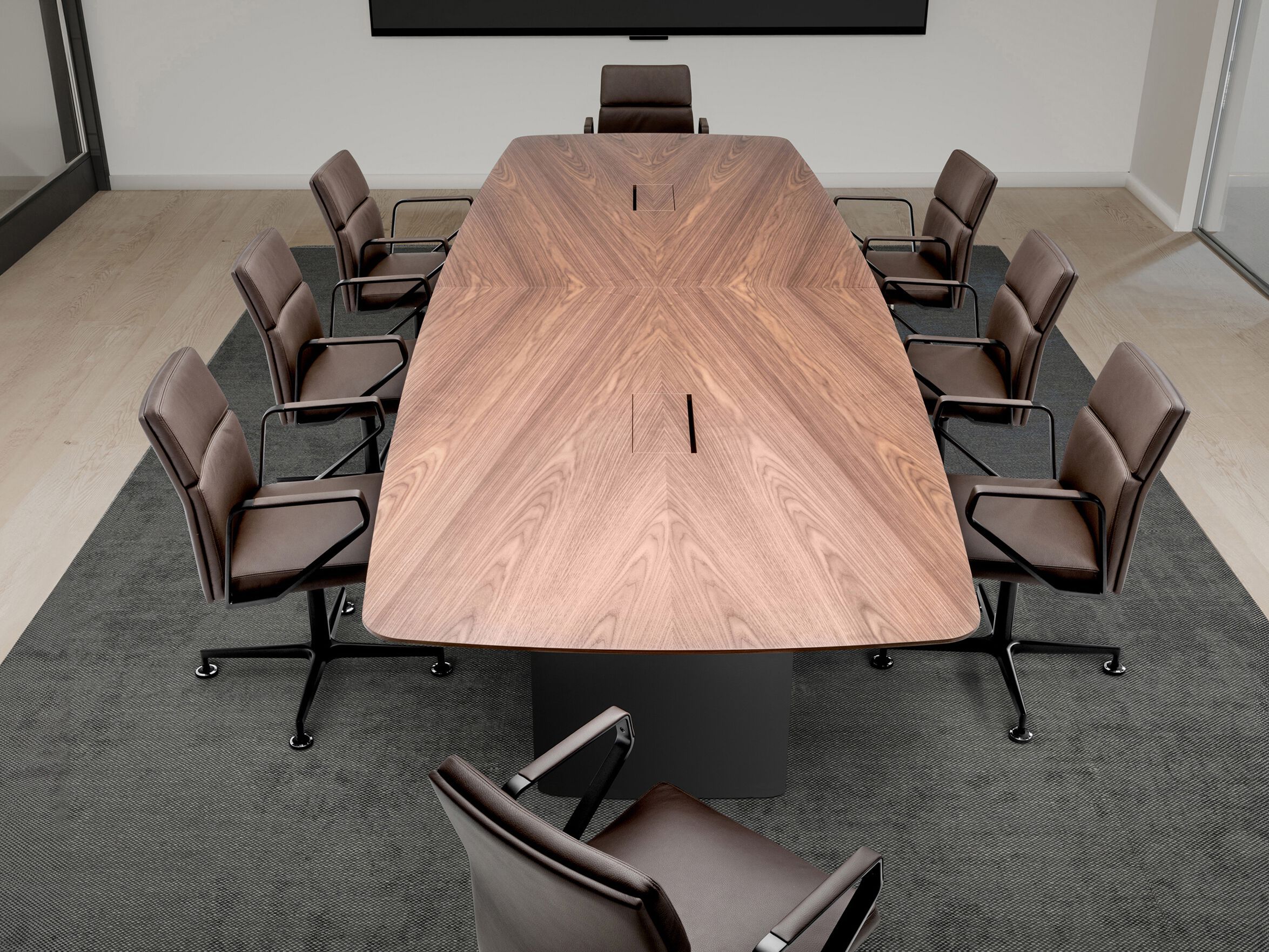 4-спицевое кожаное офисное кресло Spiegels .pilot ARCH-00039696 - Вид №2