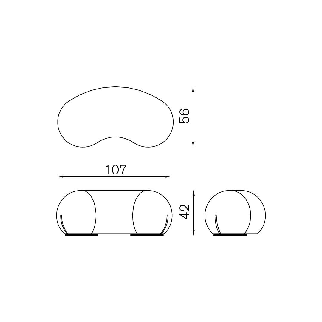 Ткань пуф BALERI ITALIA Tato ARCH-00109361 - Вид №10