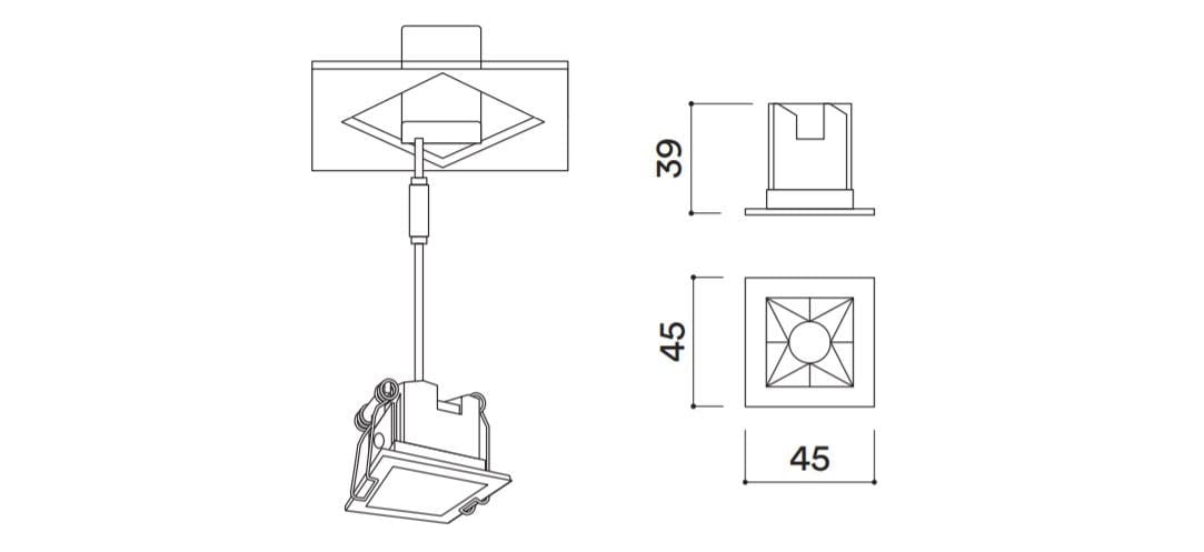 Металлический светодиодный светильник HER Nixe ARCH-00053968 - Вид №3