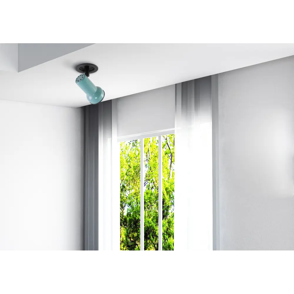 Спот поворотный встраиваемый E51, 1 лампа, 2 м², цвет синий СВЕТКОМПЛЕКТ STLM-2078607 - Вид №3