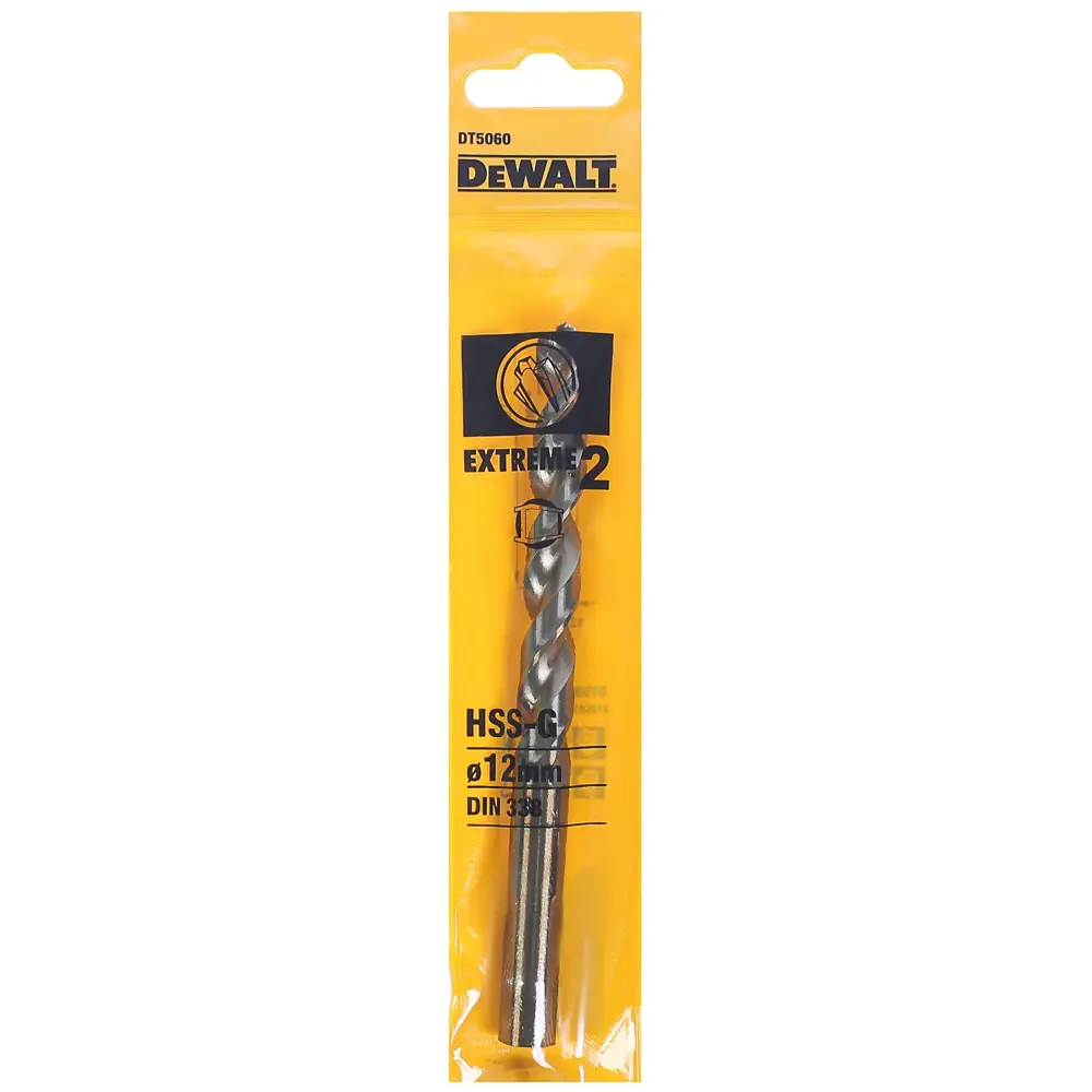 Сверло по металлу HSS-G 12x151 мм DeWalt Extreme 2 DT5060 81970409 STLM-2063213  - Вид №2