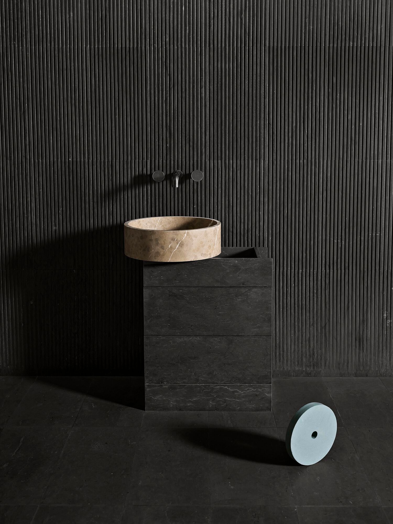 Мраморный напольный умывальник с ящиками LUCE DI CARRARA Passage ARCH-00120342 - Вид №1