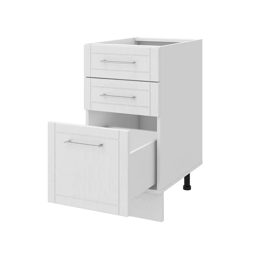 Напольный шкаф Агидель 40x82.5x58 см KONSENSA ЛДСП цвет белый STLM-2129918 - Вид №3