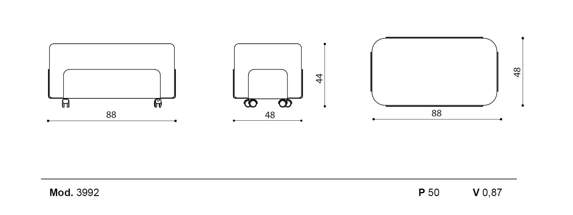 Пуф Ares Line Privèe ARCH-00075752 - Вид №4