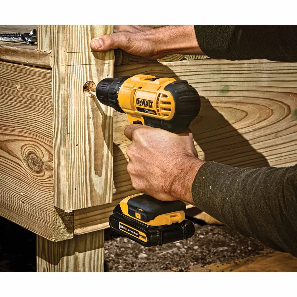 Дрель-шуруповерт аккумуляторная DeWalt DCD771S2, 18 В Li-ion 2х1.5 Ач STLM-2066953 - Вид №24