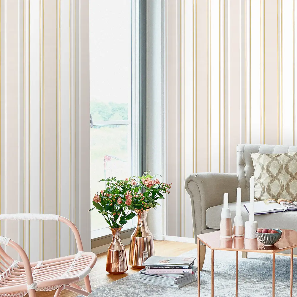 Обои флизелиновые Inspire Josephine розовые 1.06 м Bisro 6 STLM-2114733 - Вид №3