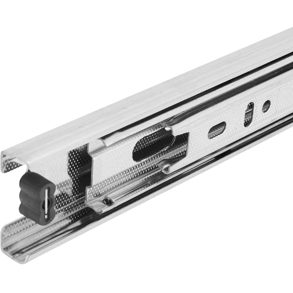 Комплект шариковых направляющих полного выдвижения EDS Chrome EDS-35 35/300 мм сталь, цвет серебро Santreyd STLM-2167733 - Вид №1