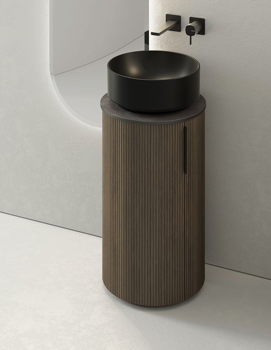 Деревянный напольный умывальник с дверцами LEGNOBAGNO Re-Stretch ARCH-00055414 - Вид №2