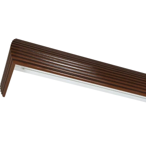 Карниз трёхрядный «Равенна» в наборе 300 см сосна цвет орех милано
