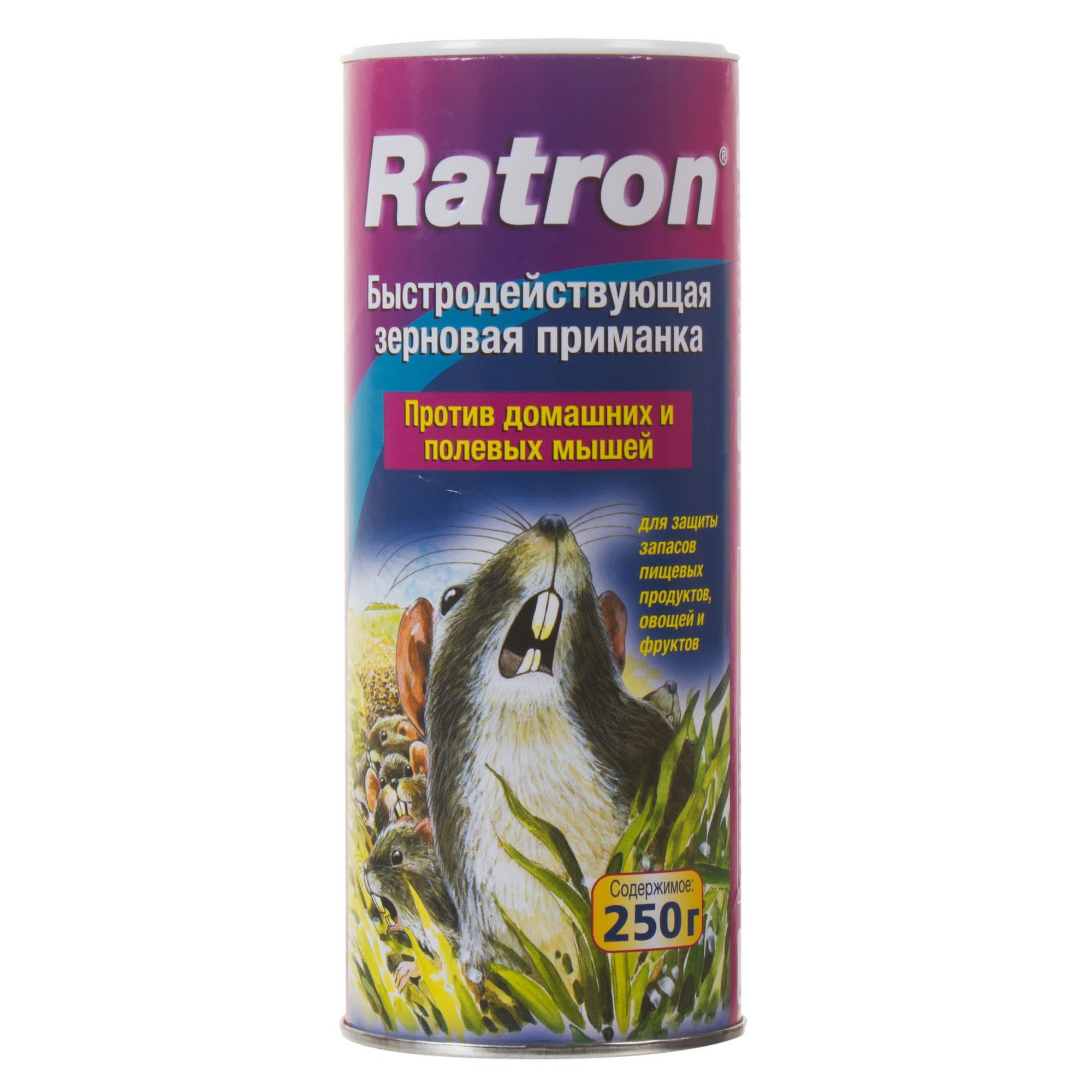 12000358 Приманка для грызунов и полевых мышей Ratron зерновая 250 г/250 кв.м Santreyd 