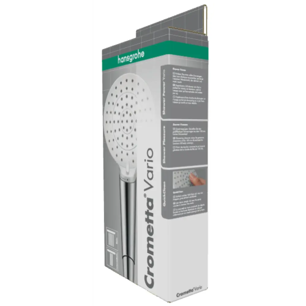 Лейка для душа Hansgrohe Crometta Vario 2 режима цвет хром STLM-2130964 - Вид №10