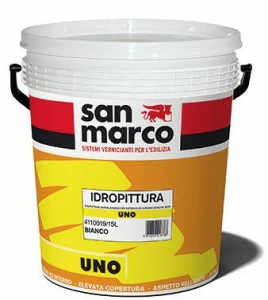 San Marco Супер моющаяся краска на водной основе для внутренних и наружных работ  411p
