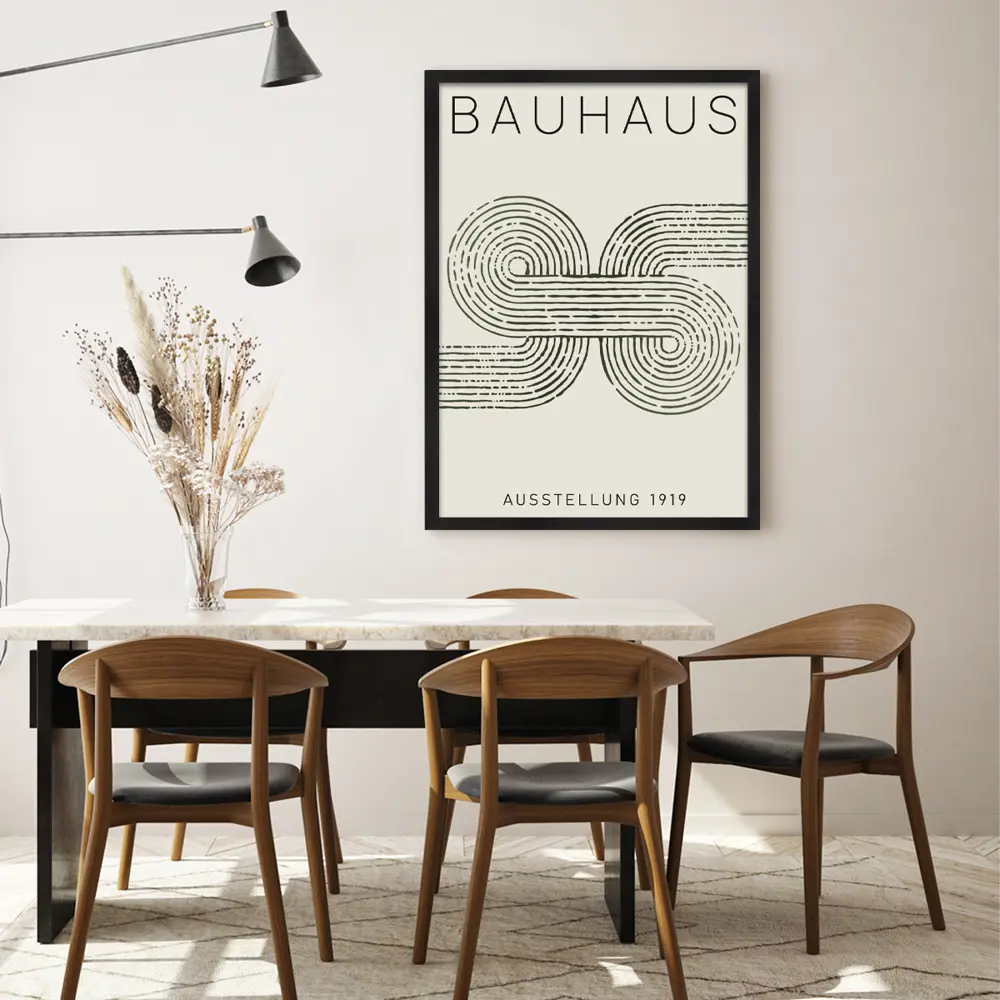 Картина с рамкой Postermarket Зеленая геометрия 50x70 см цвет зеленый STLM-2109635 - Вид №1