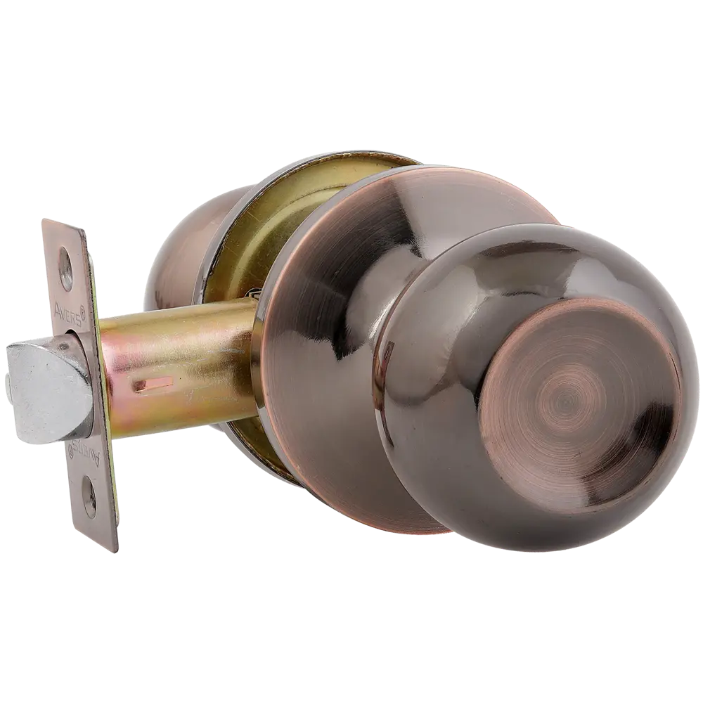 Шаровая ручка-кноб Avers для межкомнатных дверей в медном исполнении 82001629 STLM-0016920