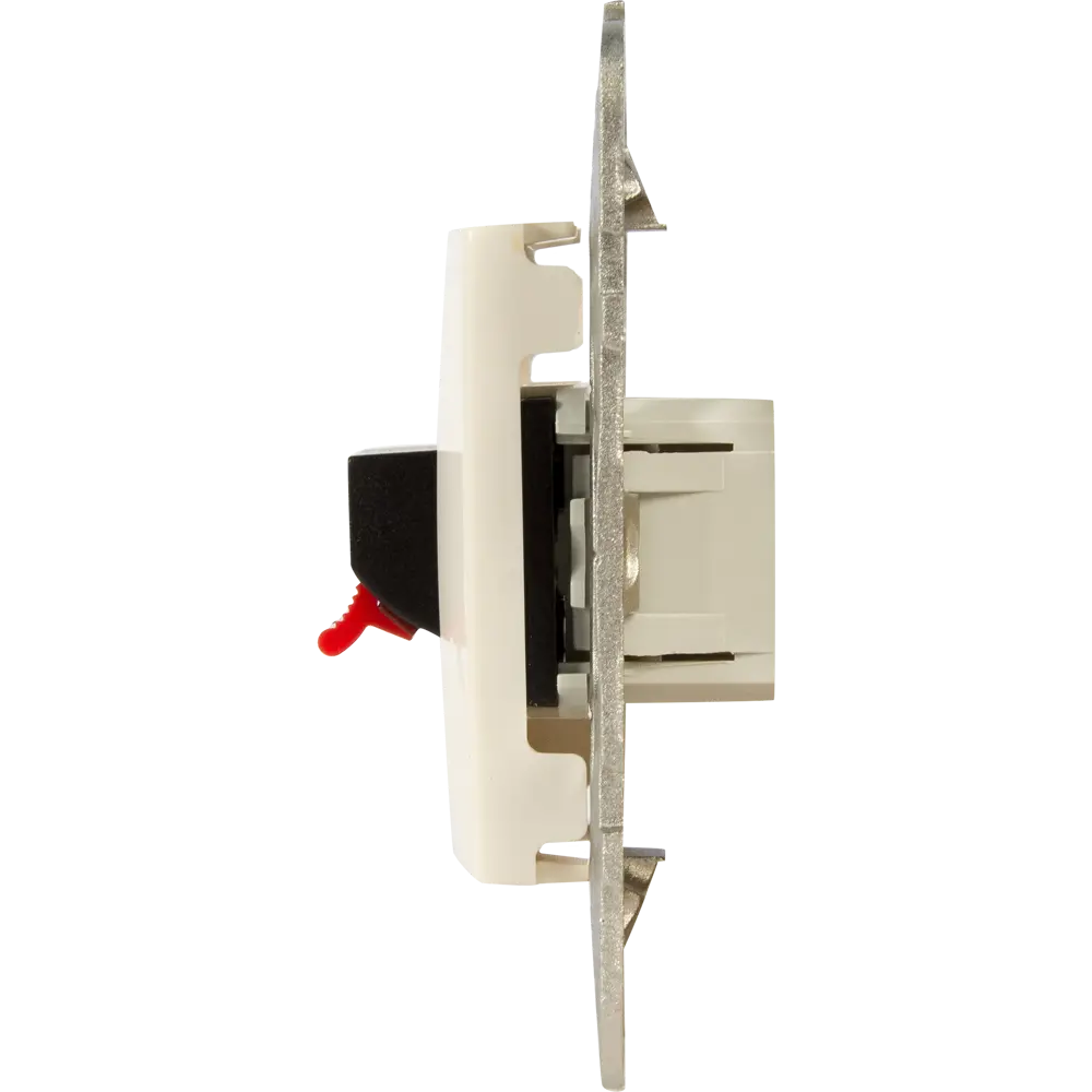 Аудио розетка встраиваемая Systeme Electric Unica, цвет бежевый STLM-2150609 - Вид №4