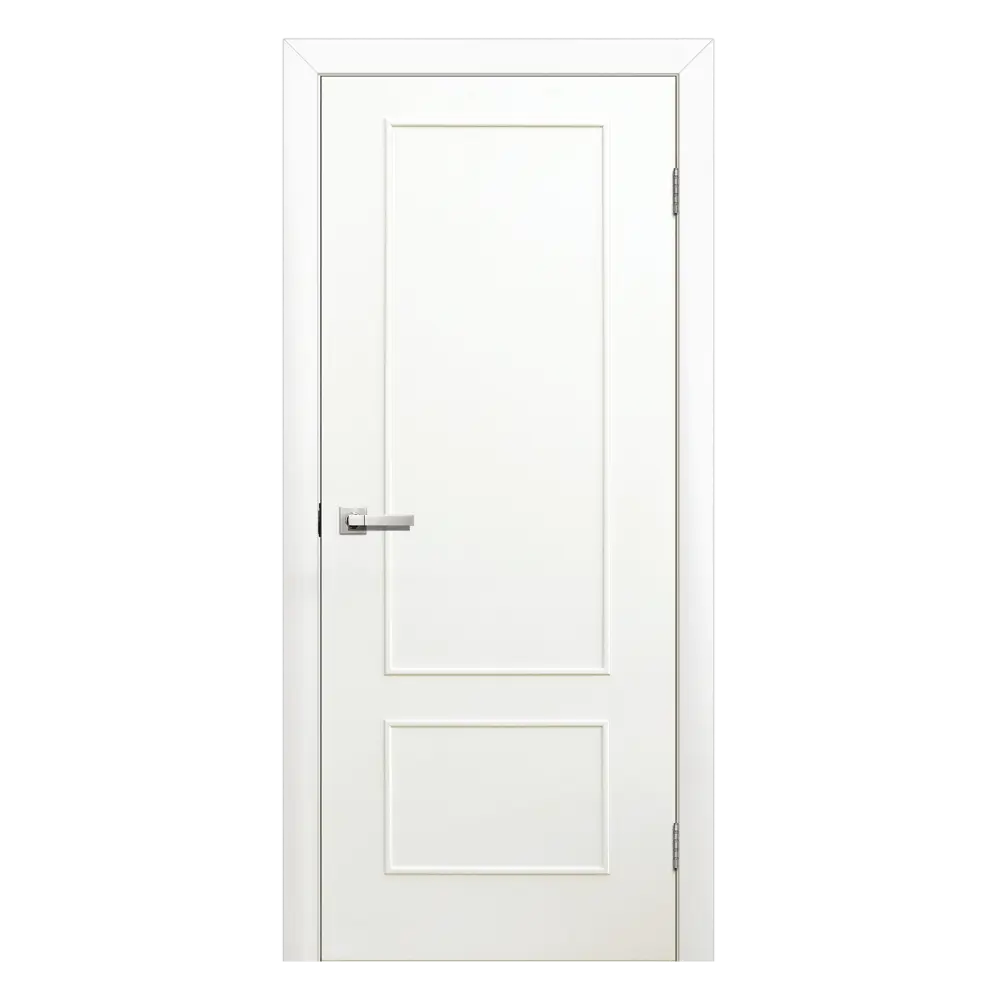 Дверь межкомнатная Классика глухая ламинация цвет белый 60x200 см VERDA STLM-2085970 - Вид №1