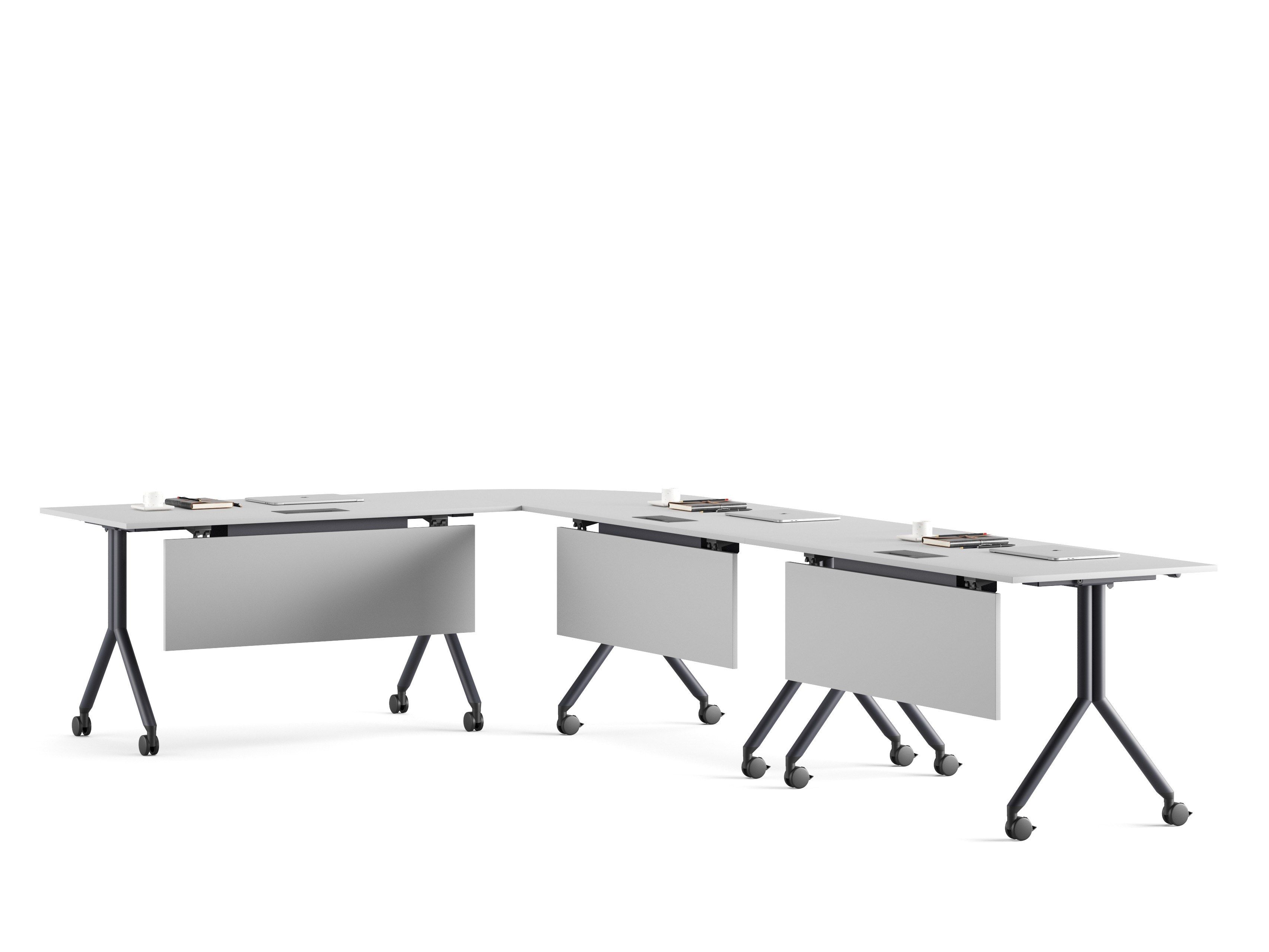 Модульный ламинированный стол для совещаний с системой кабельной втулки Ersa Gavina ARCH-00121050