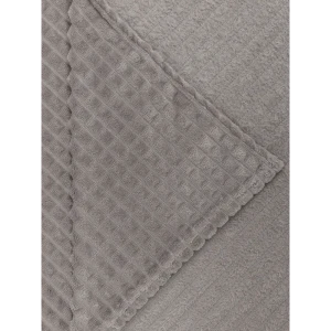 Плед Кубики 200x220 см фланель цвет светло-коричневый