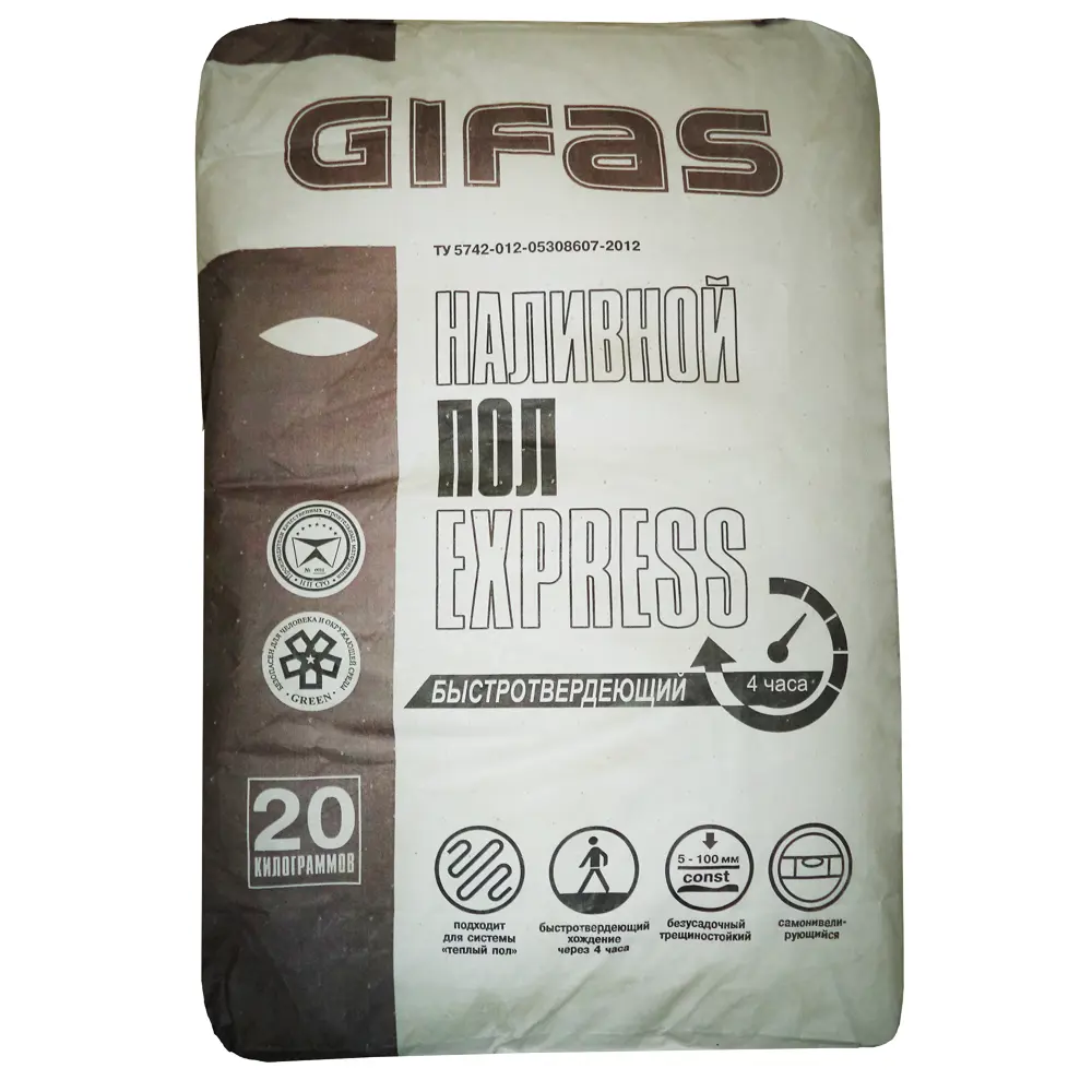 Наливной пол Gifas Express 20 кг STLM-2137211