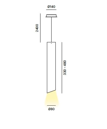 Алюминиевый светодиодный подвесной светильник Quadrifoglio Group Дизайнерское освещение ARCH-00041139 - Вид №4