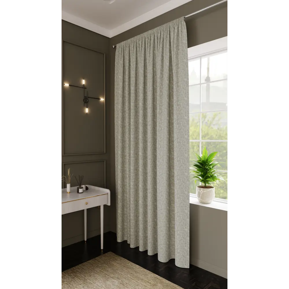 Штора на ленте Pisa 200x280 см цвет серый MIAMOZA STLM-2156496 - Вид №6
