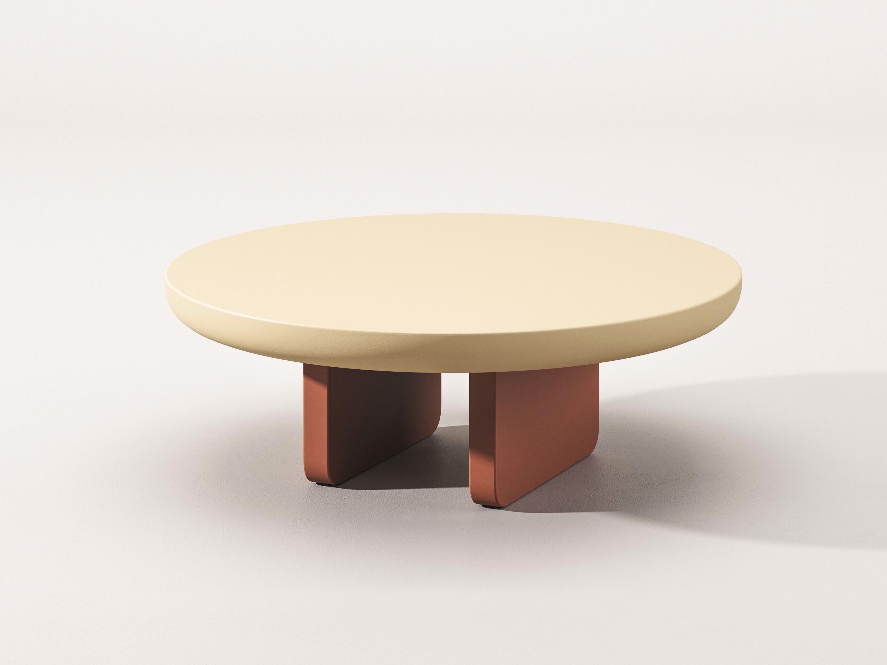 Круглый деревянный журнальный столик Falsasquadra Водяные лилии ARCH-00019203