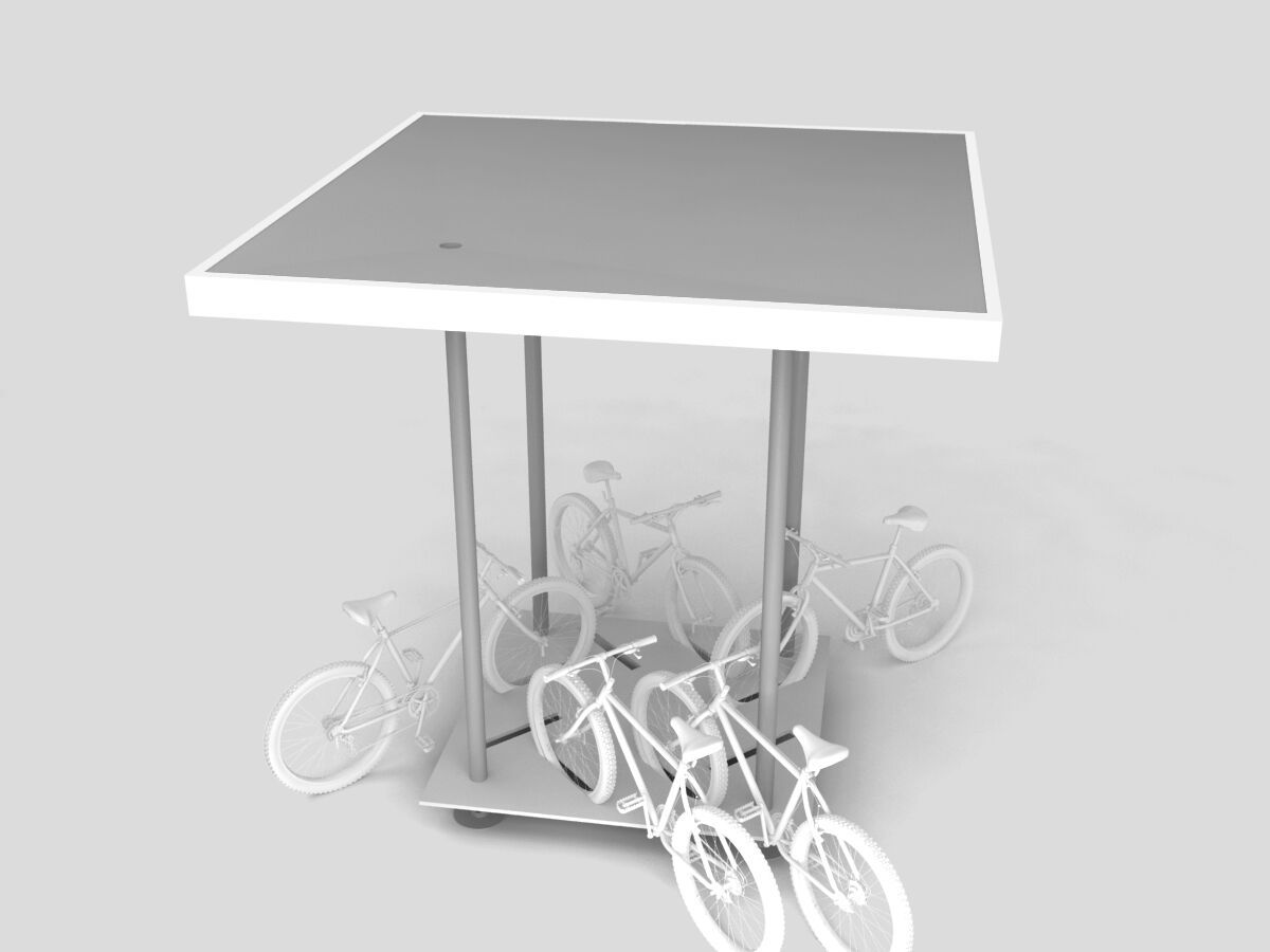 Велосипедный навес Viscio Urban Design EUCLIDE ARCH-00114030 - Вид №5