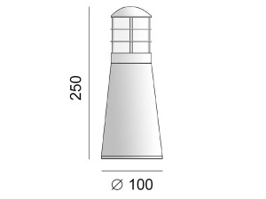 Светодиодный световой столб