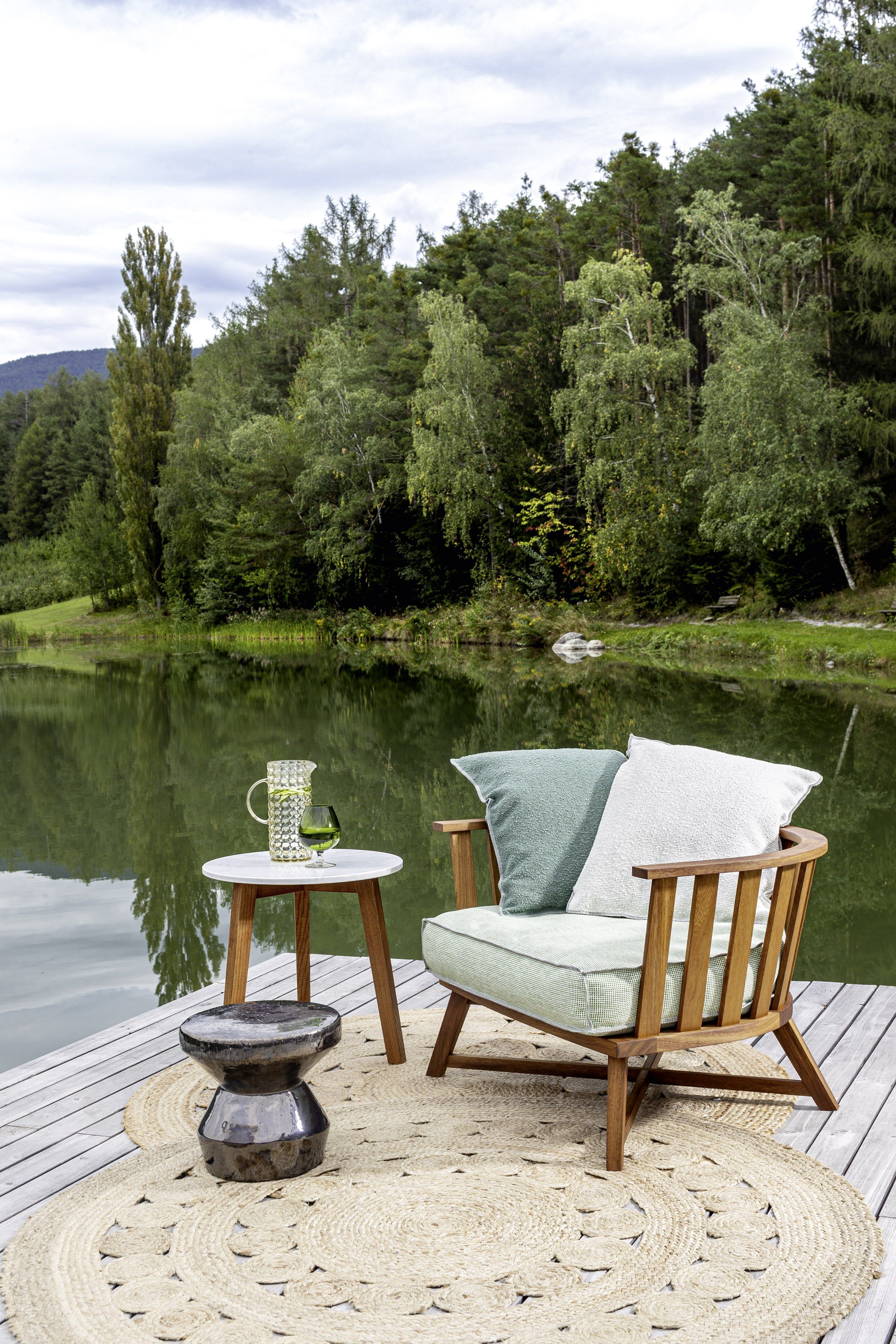 Керамический сад низкий журнальный столик Gervasoni Gervasoni Outdoor ARCH-00127029 - Вид №5