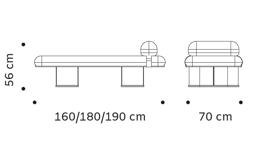 Тканевая садовая скамейка Mambo Unlimited Ideas Ривьера ARCH-00031689 - Вид №9