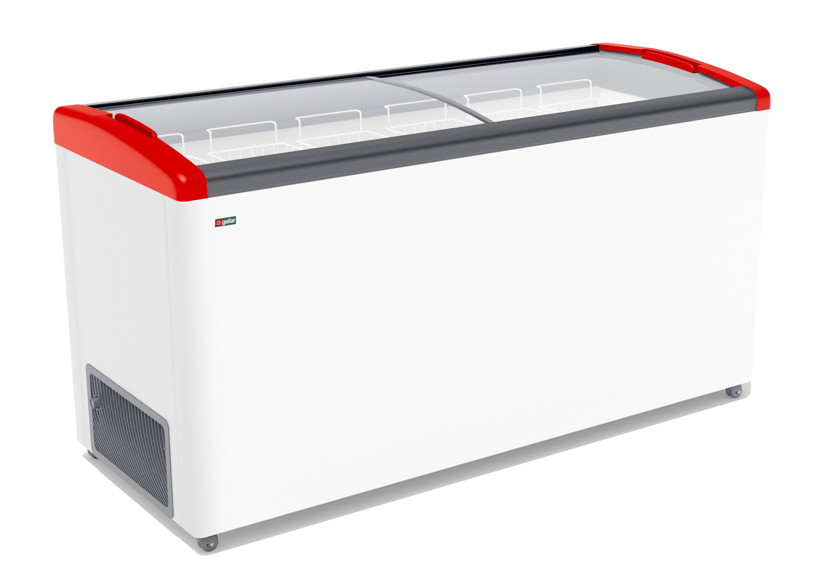 1229598 Морозильный ларь Frostor Gellar FG 600 E белый, красный STDN-0011798