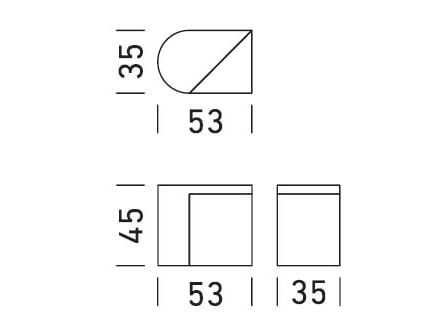 Высокий журнальный столик из шпона Dienne Salotti TETRIS HIGH P ARCH-00069950 - Вид №1