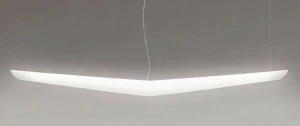 Artemide Подвесной светильник с прямым люминесцентным светом Mouette