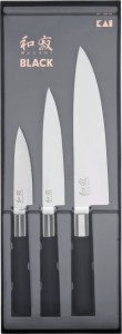 10644801 Kai Набор ножей кухонных KAI "Васаби", 3шт, (нож для чистки, универсальный, поварской) Сталь