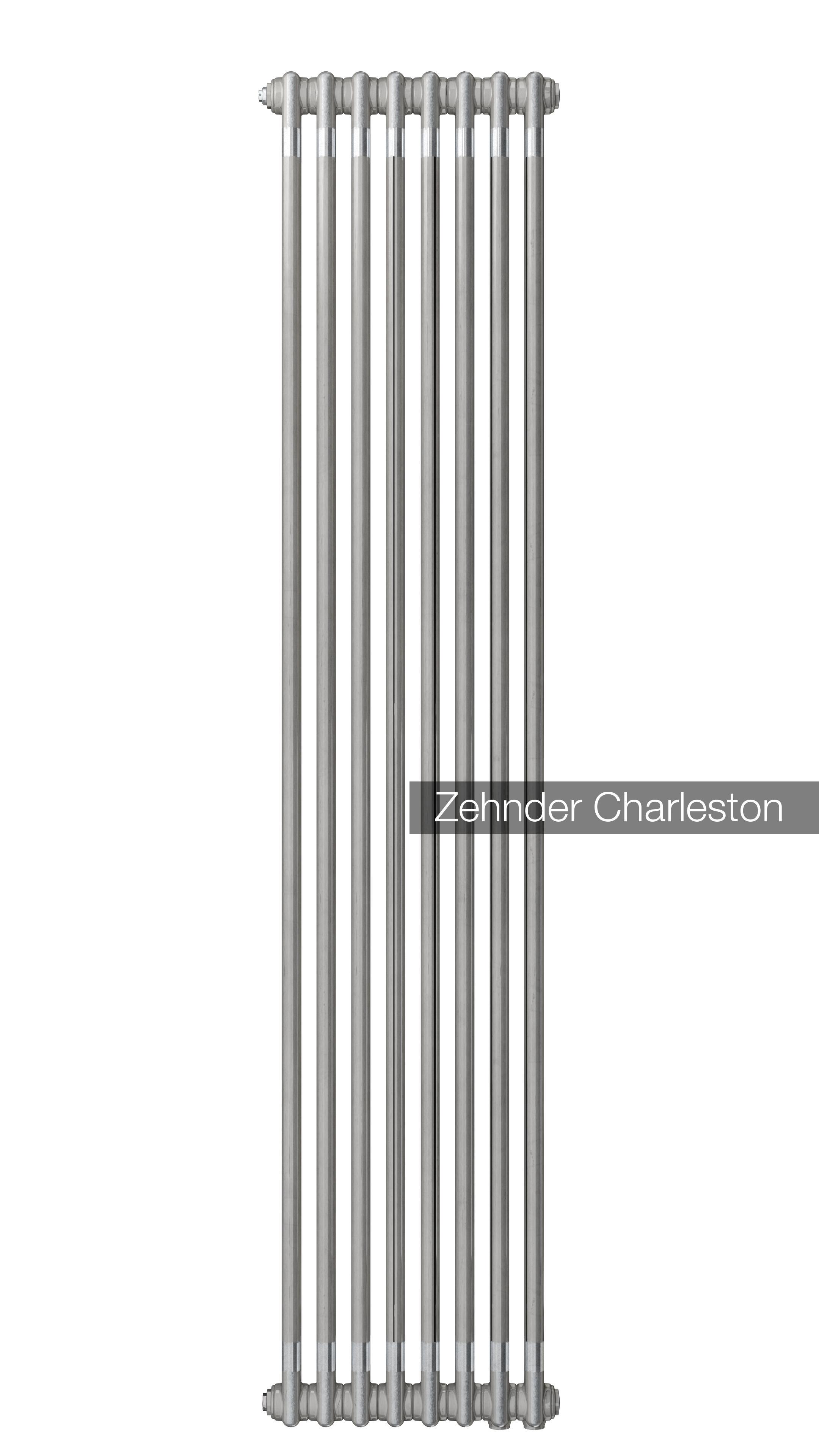 90154236 Радиатор трубчатый Charleston 2180 8 секций боковое подключение сталь серый серый STLM-0117801 ZEHNDER
